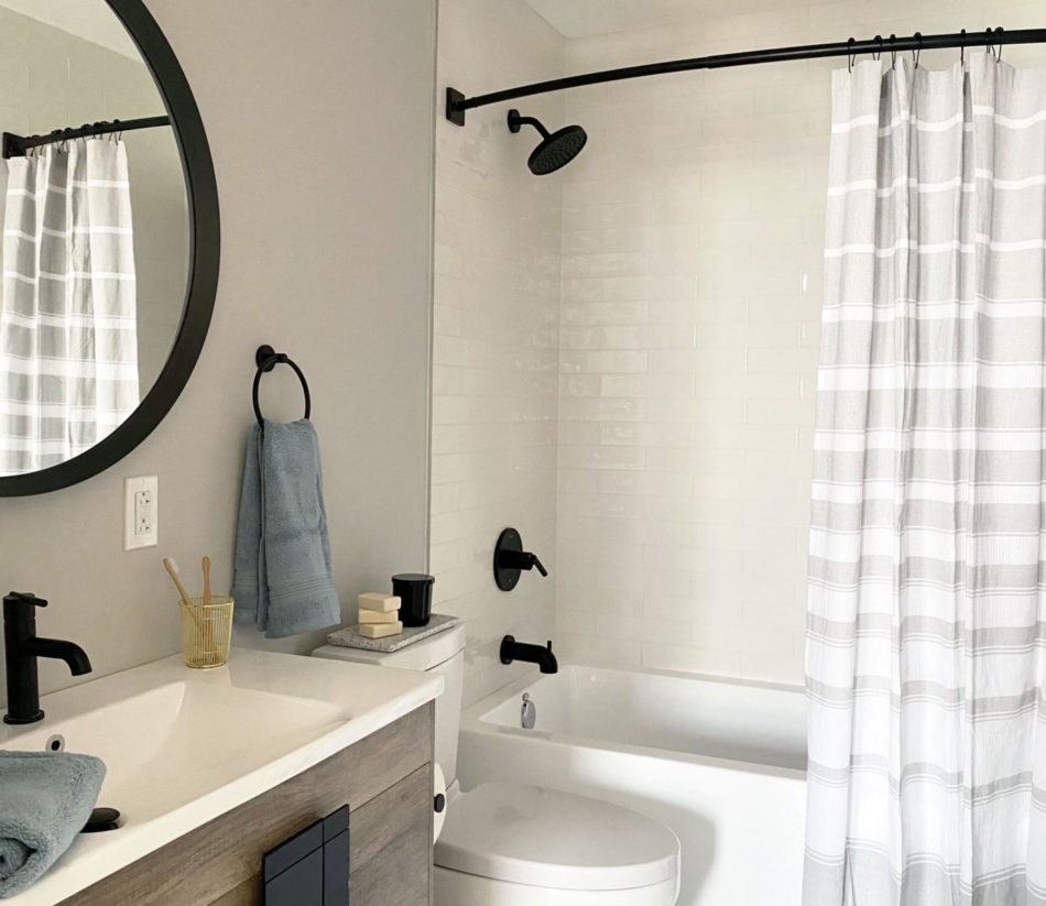 Bathroom vanity by off campus housing furniture manufacturer Morgan Li